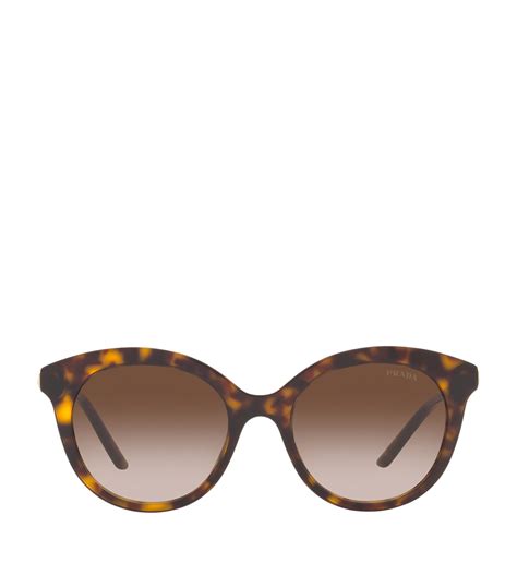 prada round brown sunglasses|prada sunglasses tortoiseshell.